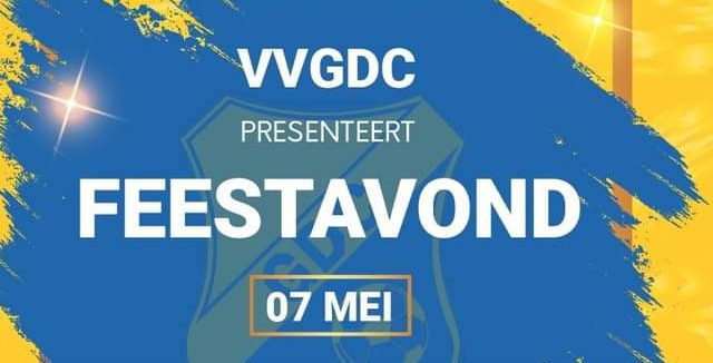 Zaterdag 7 mei: Feestavond!